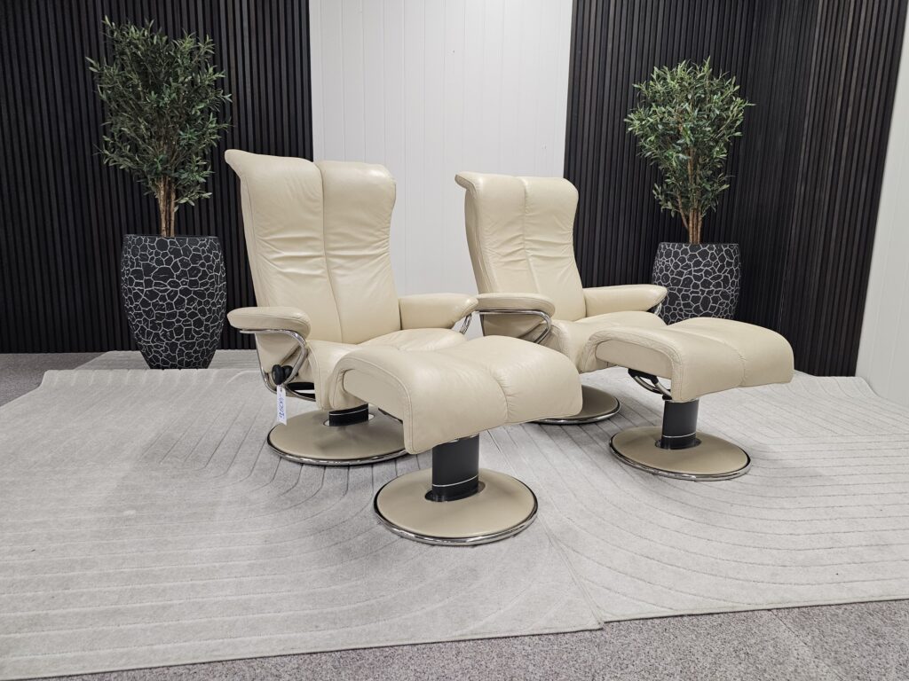 2 stk. Stressless® Blues lenestol m/krakk fra Ekornes