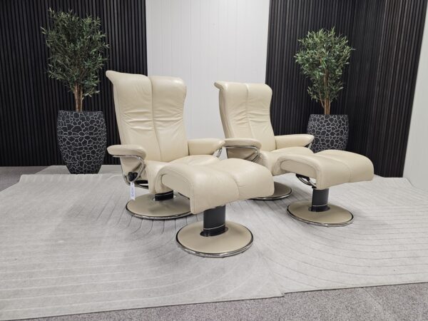 2 stk. Stressless® Blues lenestol m/krakk fra Ekornes