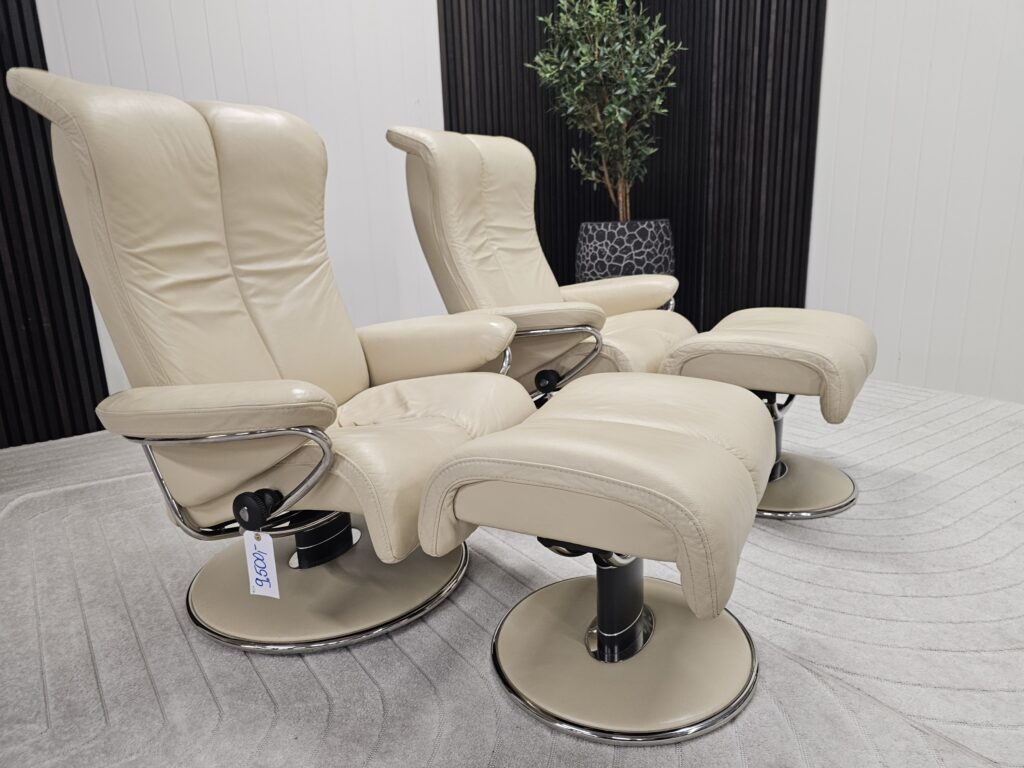 2 stk. Stressless® Blues lenestol m/krakk fra Ekornes