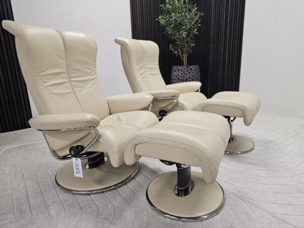 2 stk. Stressless® Blues lenestol m/krakk fra Ekornes