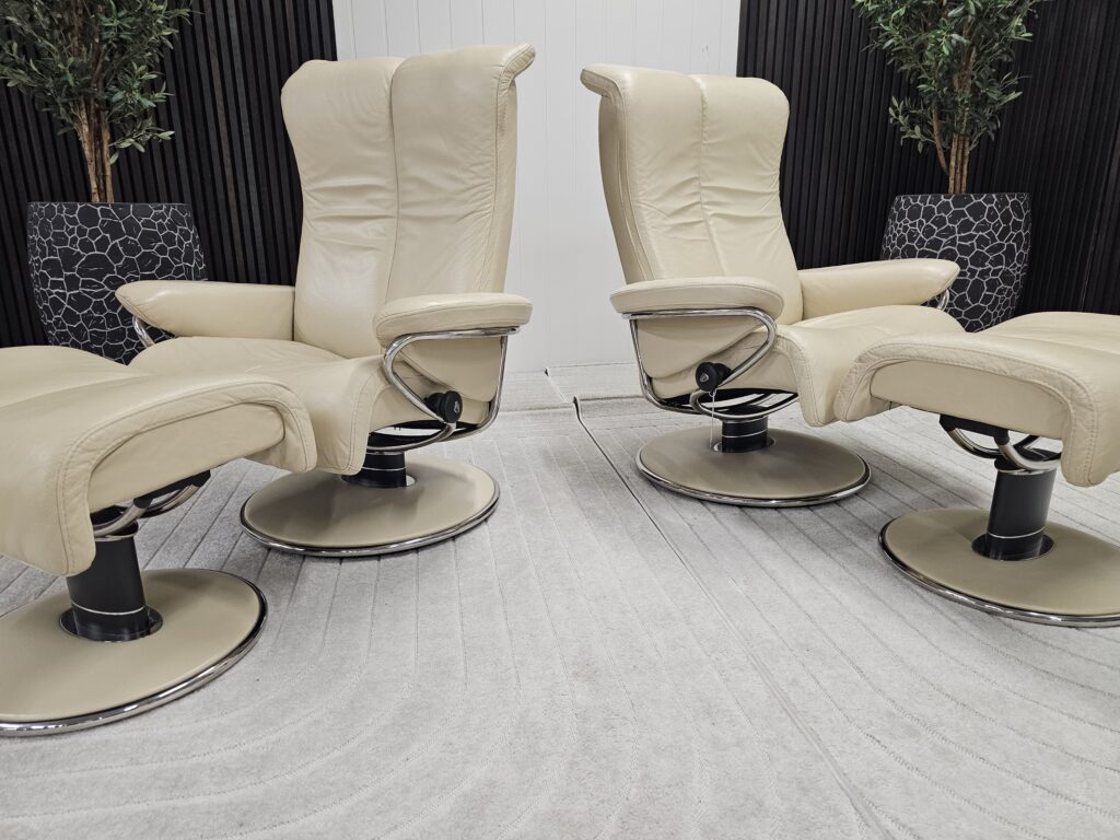 2 stk. Stressless® Blues lenestol m/krakk fra Ekornes