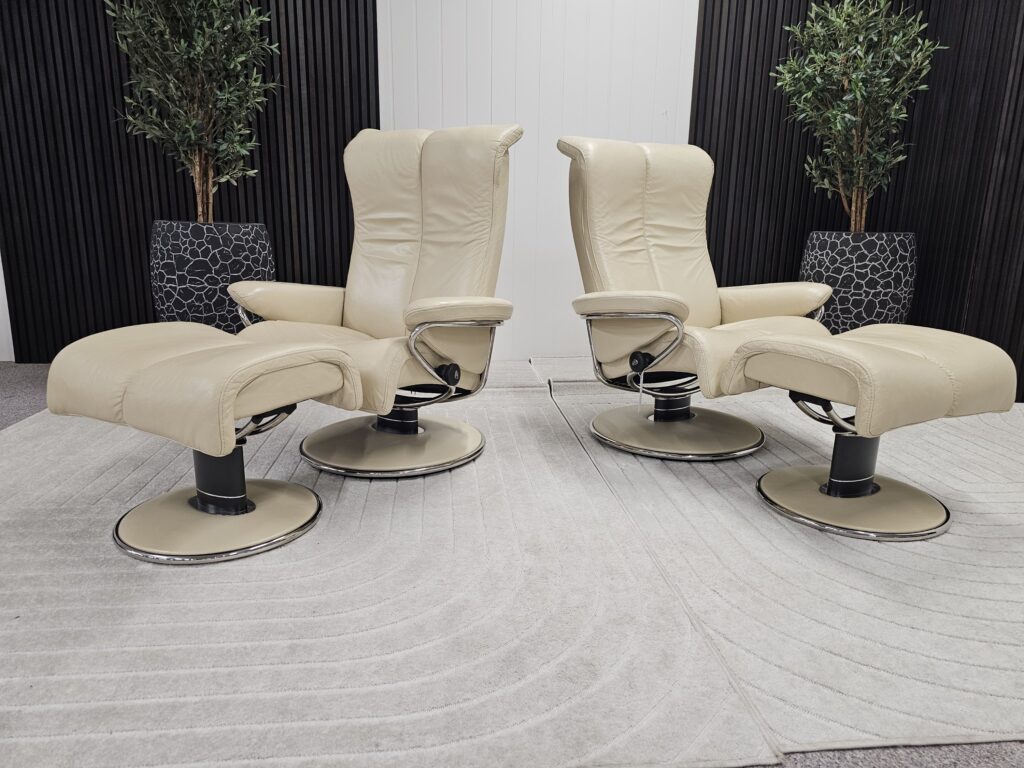 2 stk. Stressless® Blues lenestol m/krakk fra Ekornes