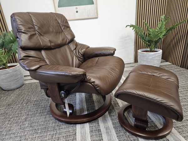 2 stk. Stressless® Reno (L) m/krakk fra Ekornes- Pent brukt!