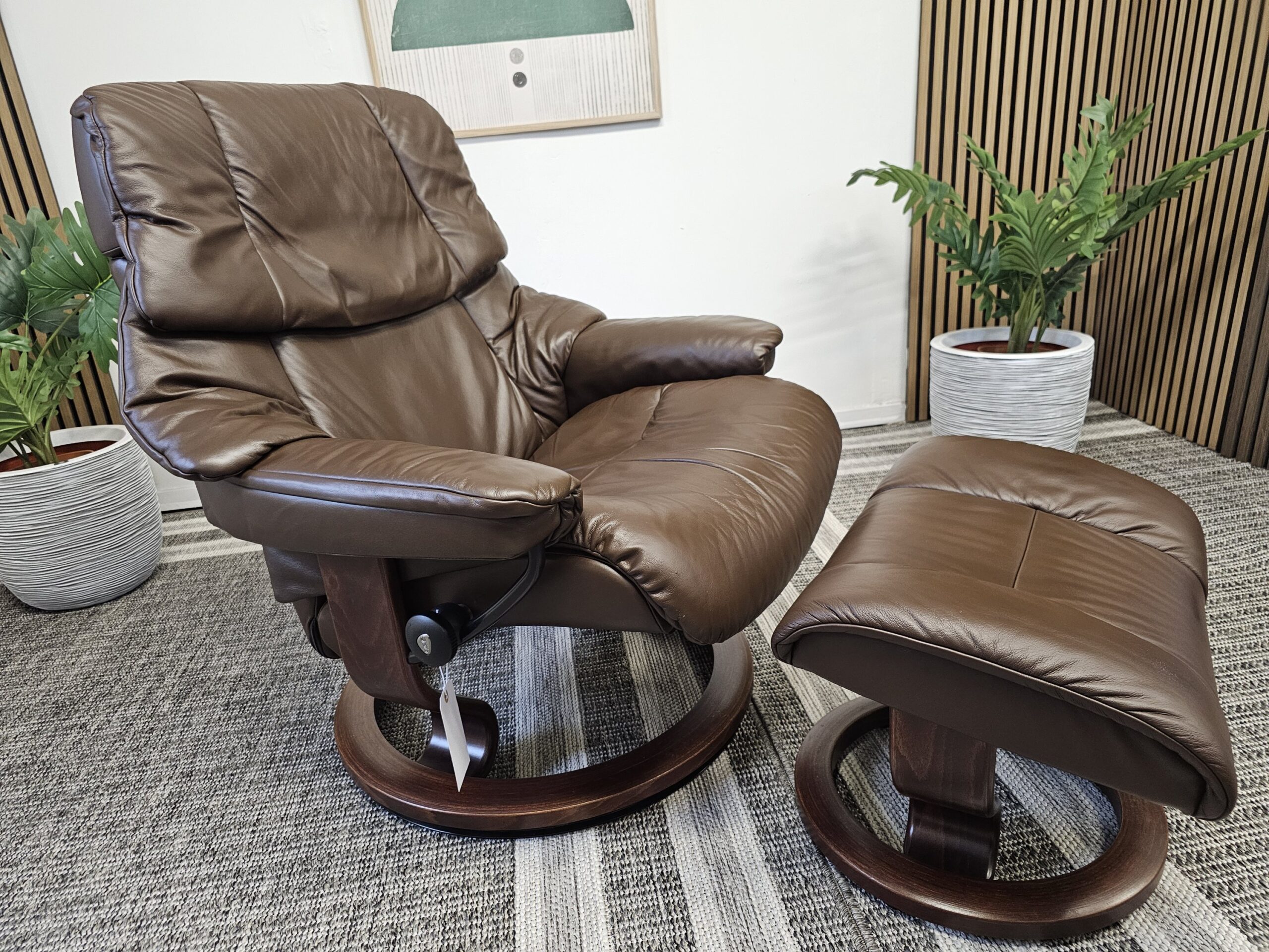 2 stk. Stressless® Reno (L) m/krakk fra Ekornes- Pent brukt! - Bilde 2