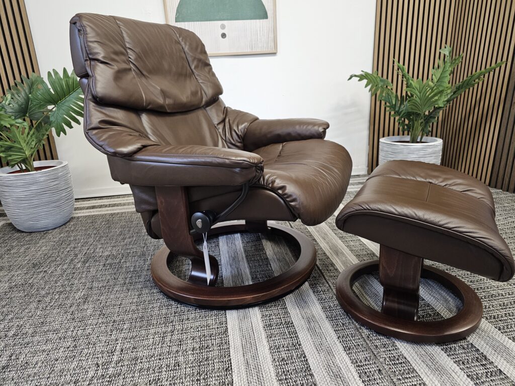 2 stk. Stressless® Reno (L) m/krakk fra Ekornes- Pent brukt!