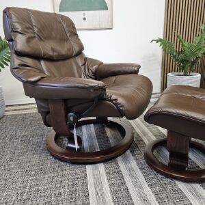 2 stk. Stressless® Reno (L) m/krakk fra Ekornes- Pent brukt!