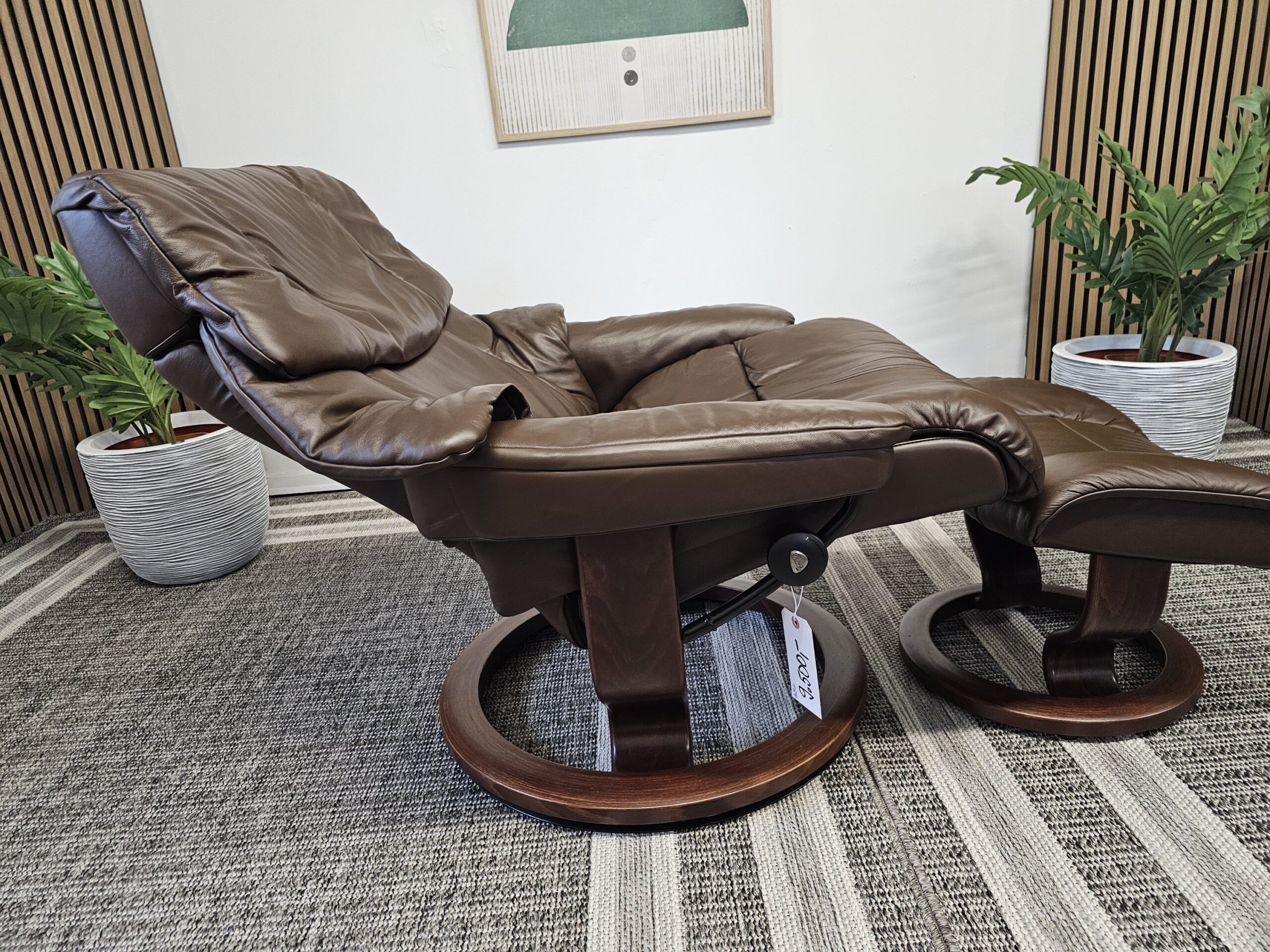2 stk. Stressless® Reno (L) m/krakk fra Ekornes- Pent brukt! - Bilde 4