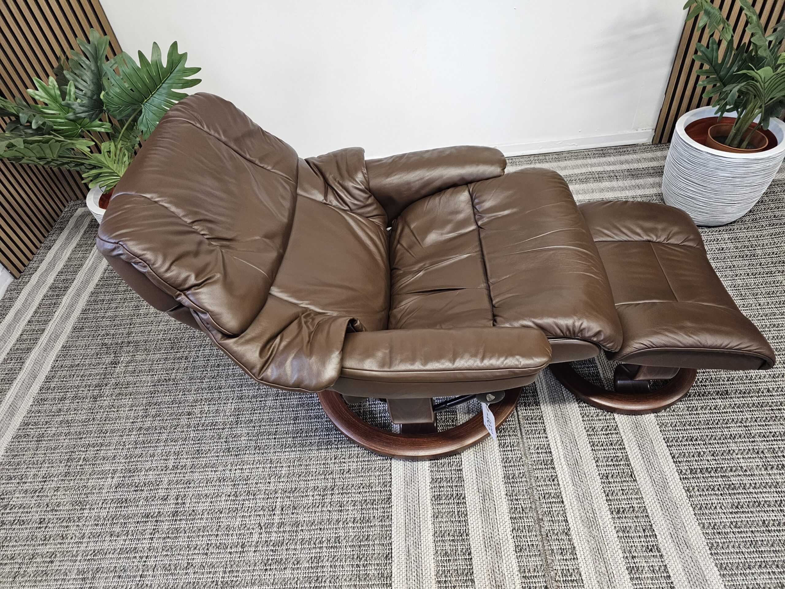 2 stk. Stressless® Reno (L) m/krakk fra Ekornes- Pent brukt! - Bilde 10
