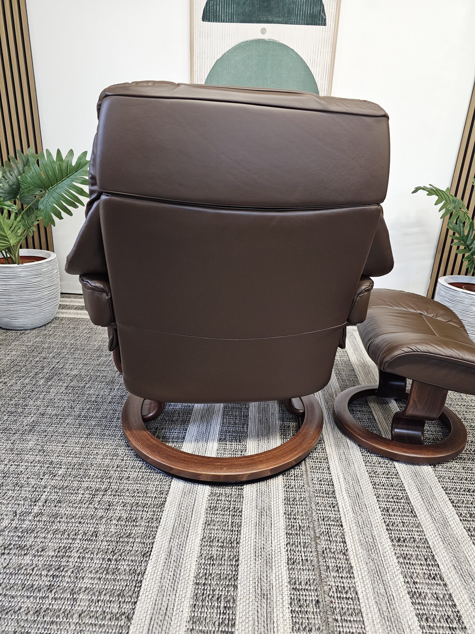 2 stk. Stressless® Reno (L) m/krakk fra Ekornes- Pent brukt! - Bilde 8