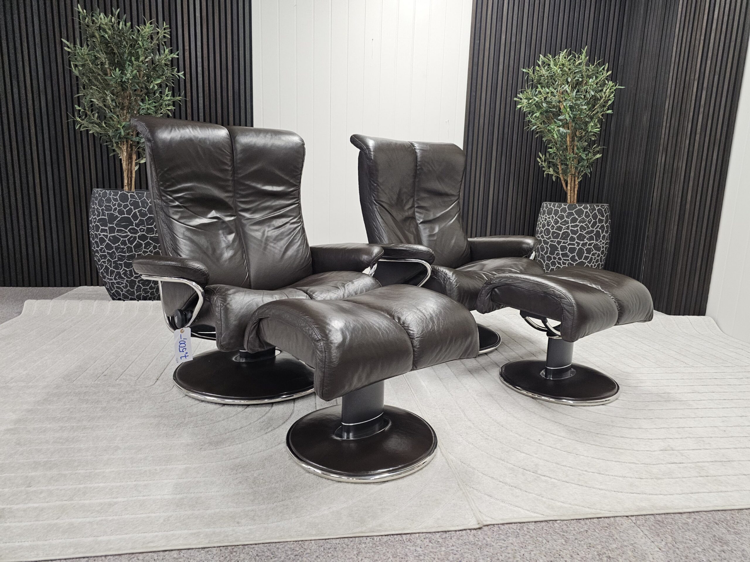 2 stk. Stressless® Blues (L) lenestol m/krakk fra Ekornes - Bilde 2