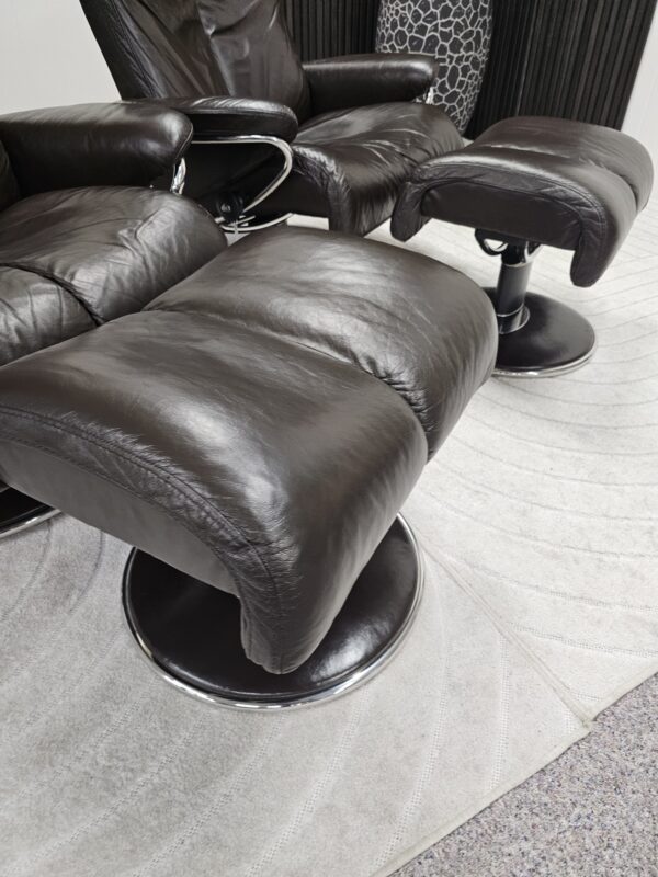 2 stk. Stressless® Blues (L) lenestol m/krakk fra Ekornes