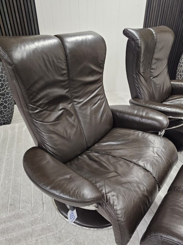 2 stk. Stressless® Blues (L) lenestol m/krakk fra Ekornes