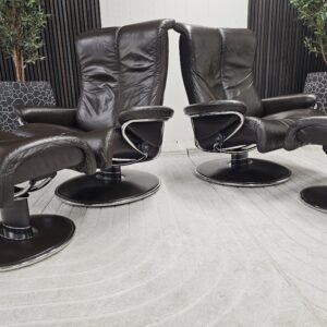 2 stk. Stressless® Blues (L) lenestol m/krakk fra Ekornes - Bilde 3