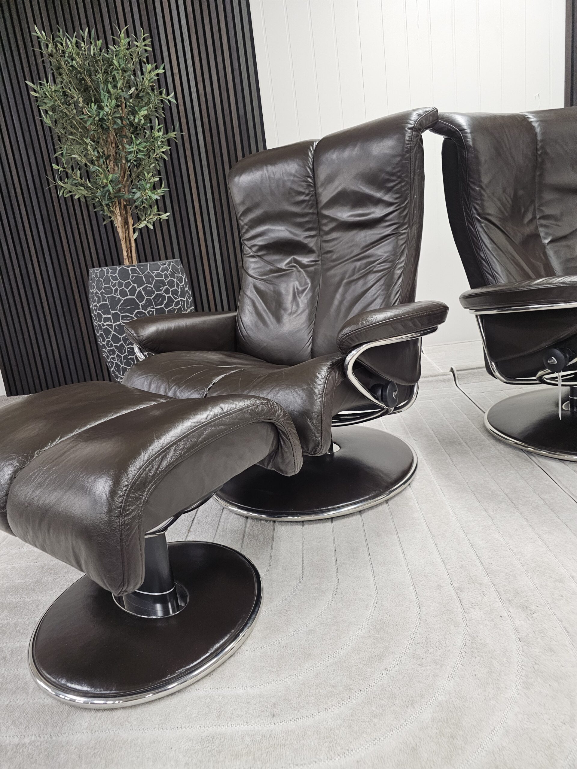 2 stk. Stressless® Blues (L) lenestol m/krakk fra Ekornes - Bilde 7