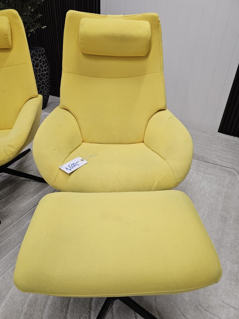 1 stk. Kebe Lotus lenestoler m/puff