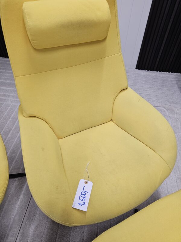 1 stk. Kebe Lotus lenestoler m/puff