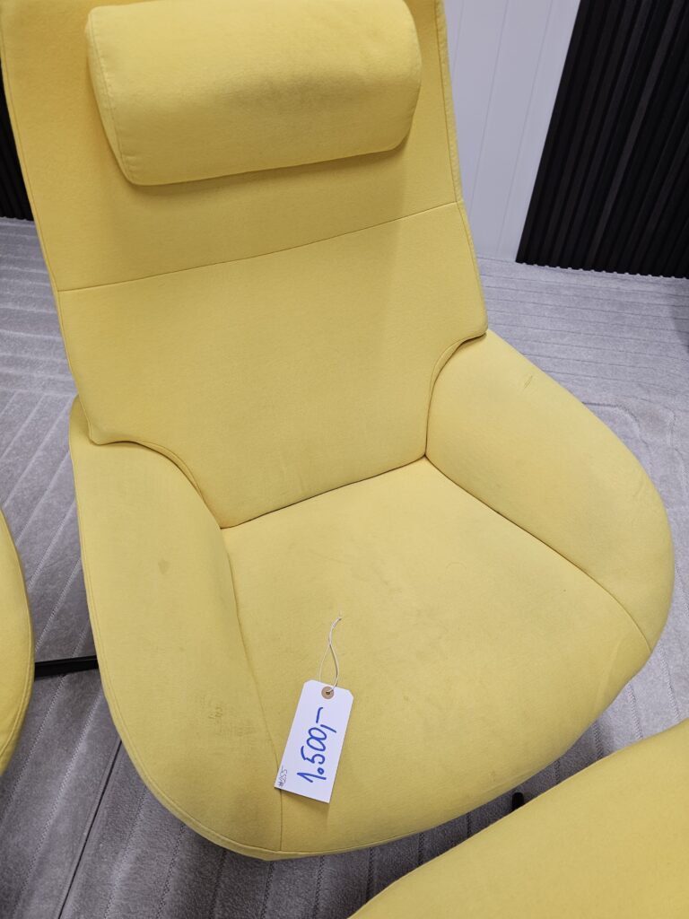 1 stk. Kebe Lotus lenestoler m/puff