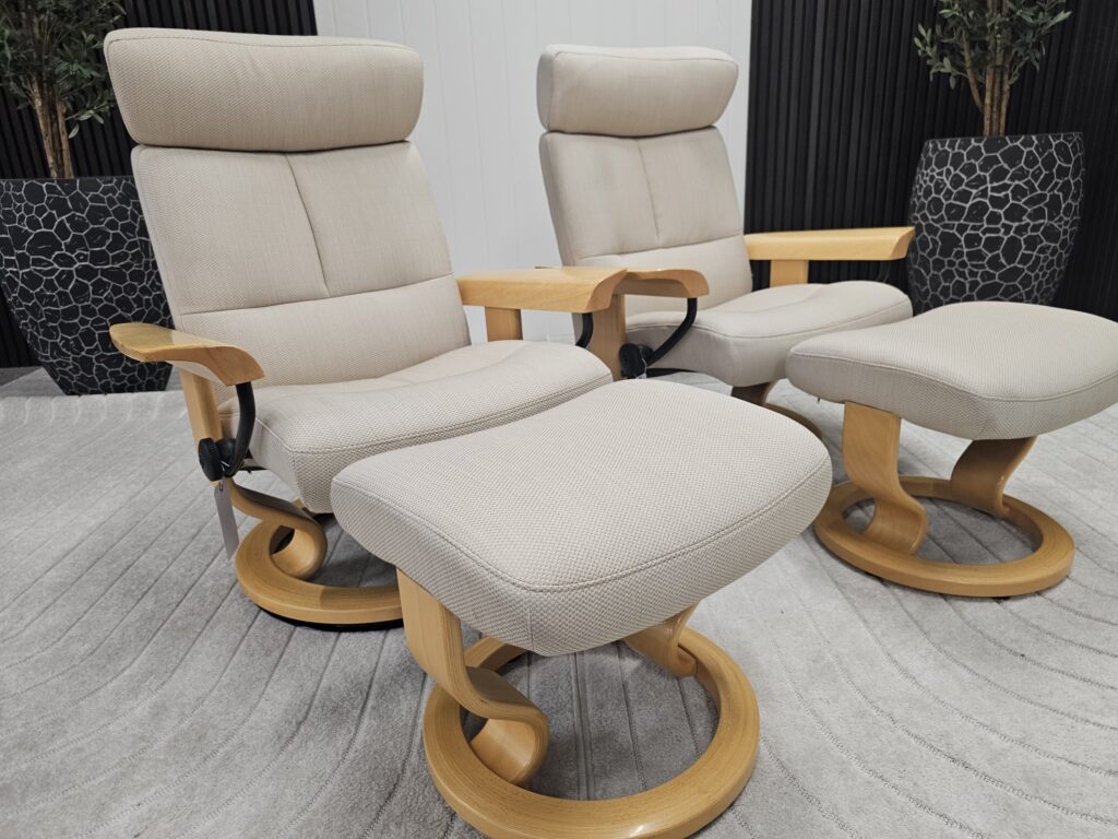 1 stk. Stressless® Classic lenestol- Unik modell med eike armlener
