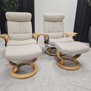1 stk. Stressless® Classic lenestol- Unik modell med eike armlener - Bilde 9