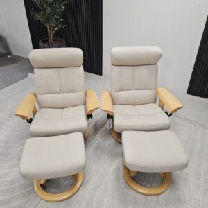 1 stk. Stressless® Classic lenestol- Unik modell med eike armlener - Bilde 12