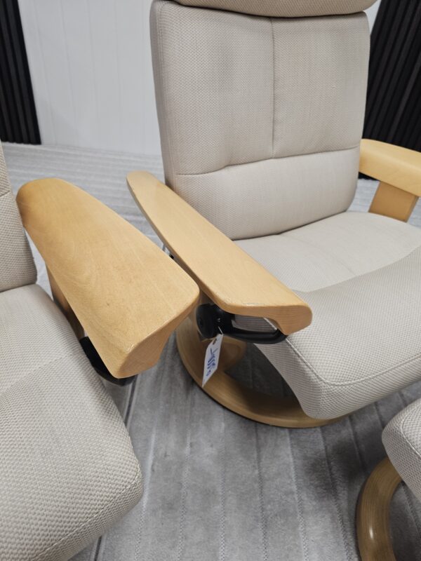 1 stk. Stressless® Classic lenestol- Unik modell med eike armlener