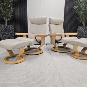 1 stk. Stressless® Classic lenestol- Unik modell med eike armlener - Bilde 3