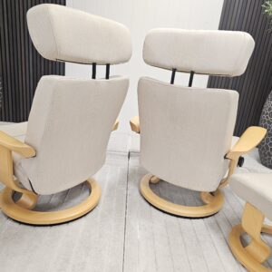 1 stk. Stressless® Classic lenestol- Unik modell med eike armlener - Bilde 4