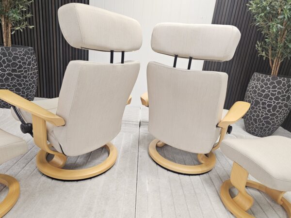 1 stk. Stressless® Classic lenestol- Unik modell med eike armlener