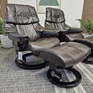 2 stk. Stressless® Reno (M) lenestoler m/krakk fra Ekornes