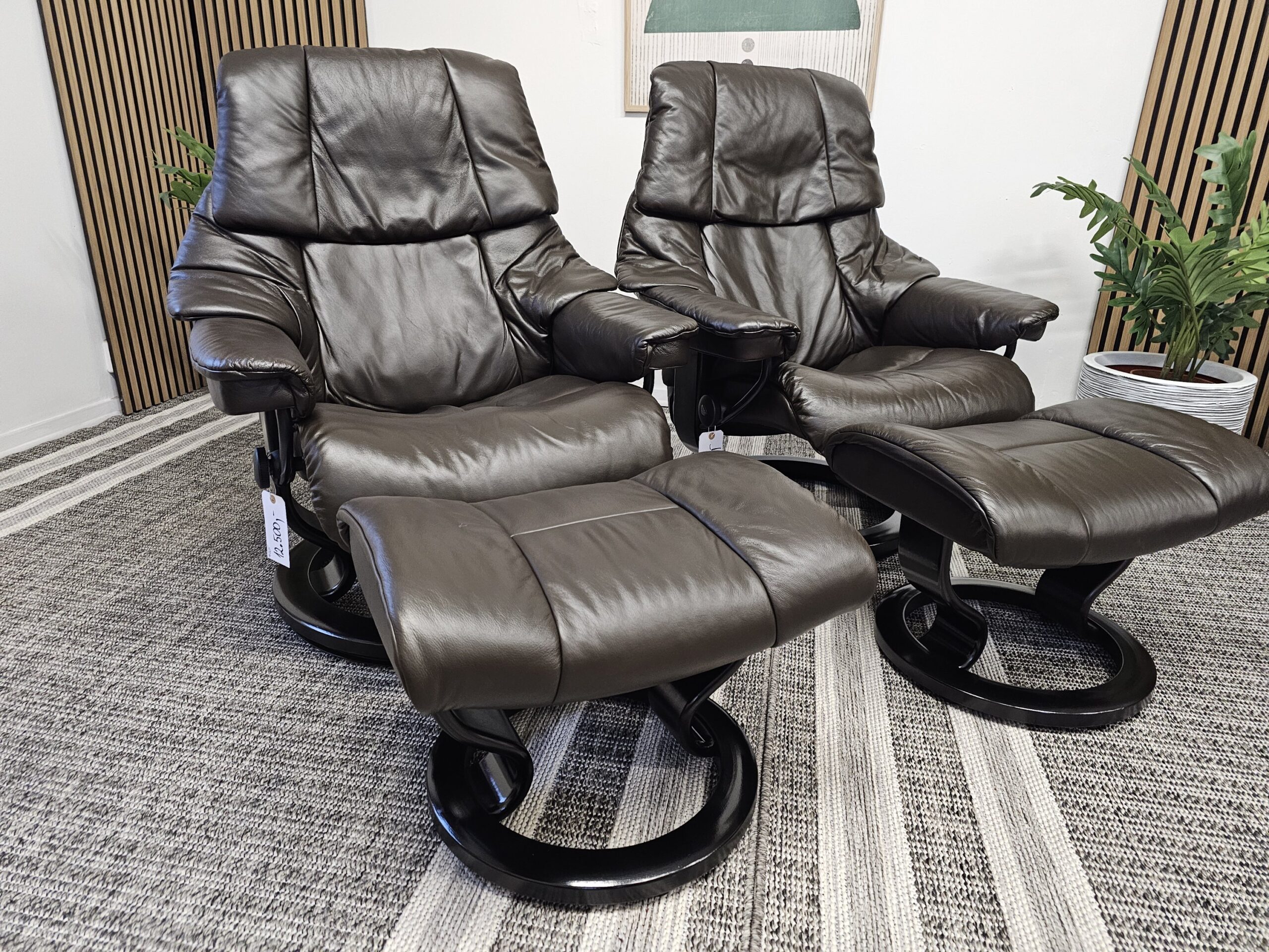 2 stk. Stressless® Reno (M) lenestoler m/krakk fra Ekornes - Bilde 17
