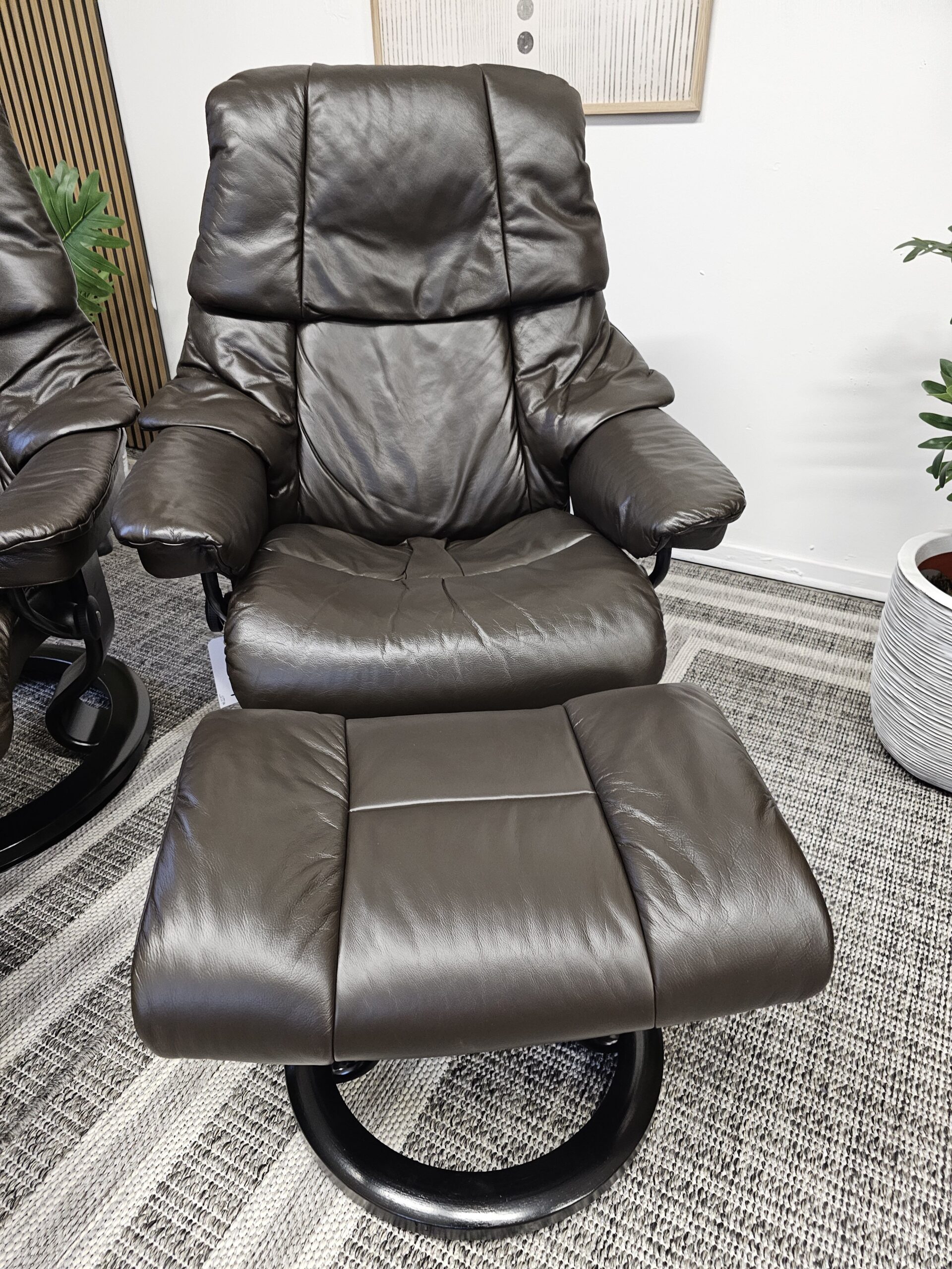 2 stk. Stressless® Reno (M) lenestoler m/krakk fra Ekornes - Bilde 9