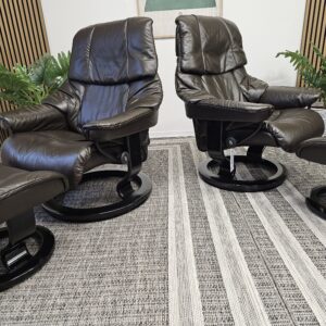 2 stk. Stressless® Reno (M) lenestoler m/krakk fra Ekornes - Bilde 4