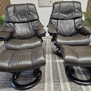 2 stk. Stressless® Reno (M) lenestoler m/krakk fra Ekornes - Bilde 5