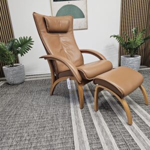 Brunstad Delta Legend lenestol med inkl. krakk - Bilde 5