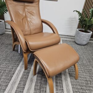 Brunstad Delta Legend lenestol med inkl. krakk - Bilde 10