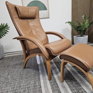 Brunstad Delta Legend lenestol med inkl. krakk - Bilde 4