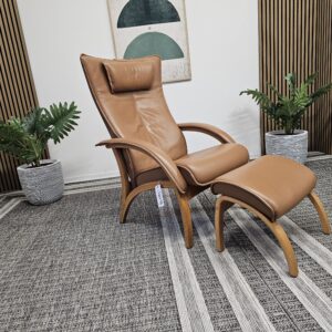 Brunstad Delta Legend lenestol med inkl. krakk - Bilde 6
