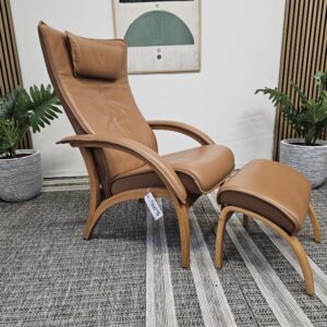 Brunstad Delta Legend lenestol med inkl. krakk - Bilde 2