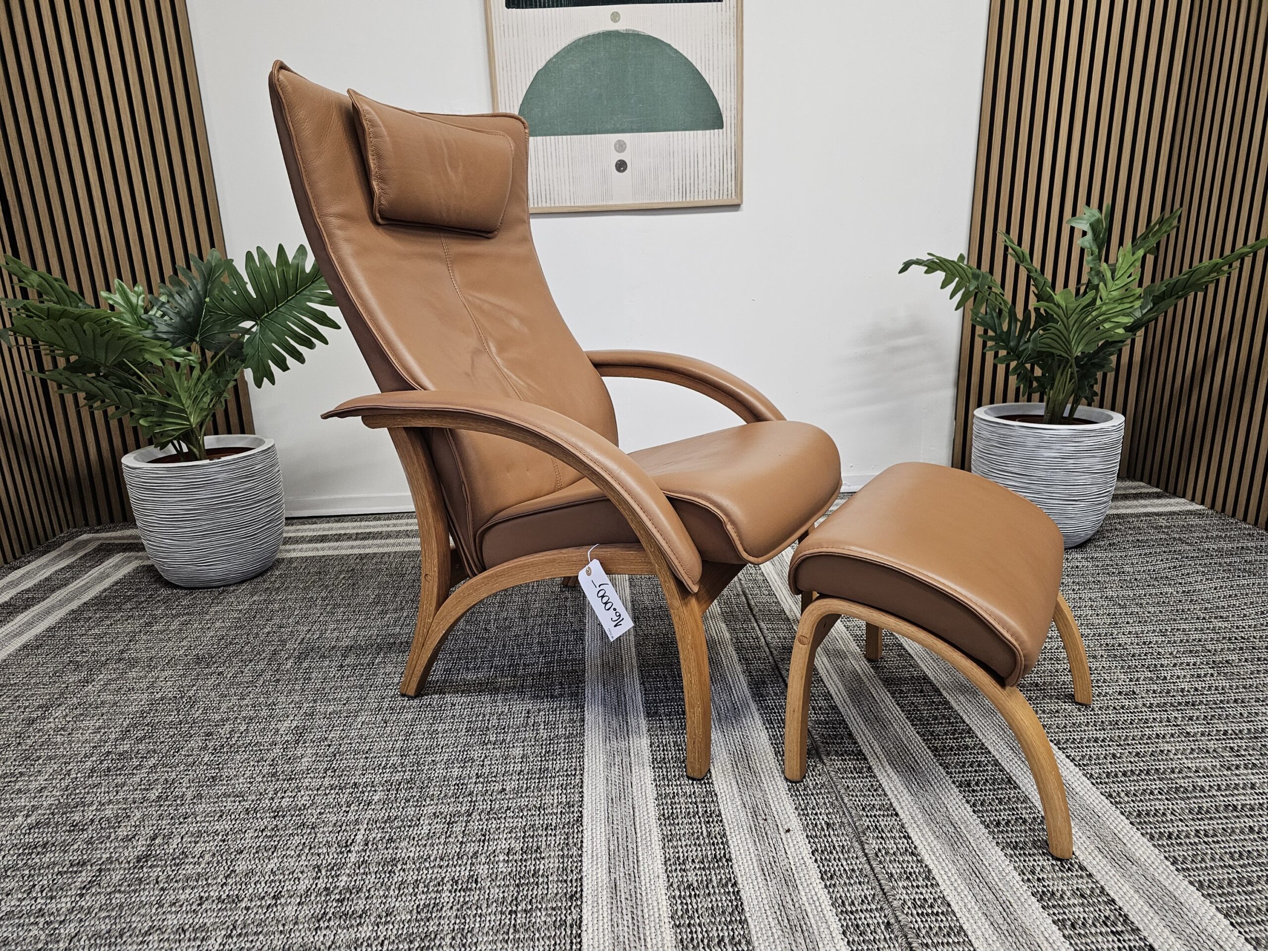 Brunstad Delta Legend lenestol med inkl. krakk - Bilde 2
