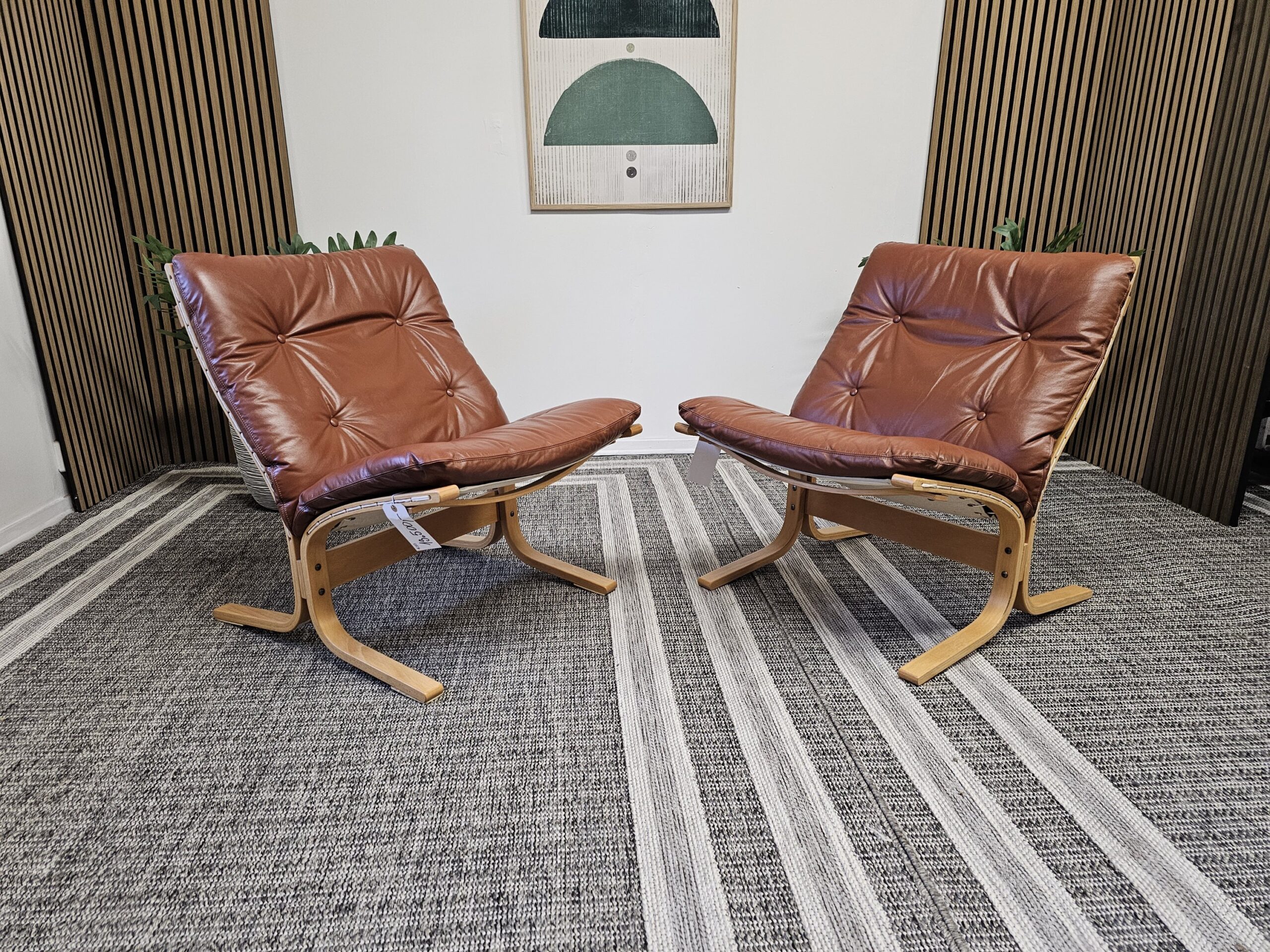 2 stk. Ikonisk Siesta Classic model SIE 302 vintage lenestol - Bilde 2