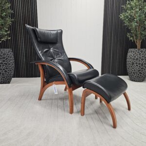 Brunstad Delta Legend lenestol med krakk - Bilde 2