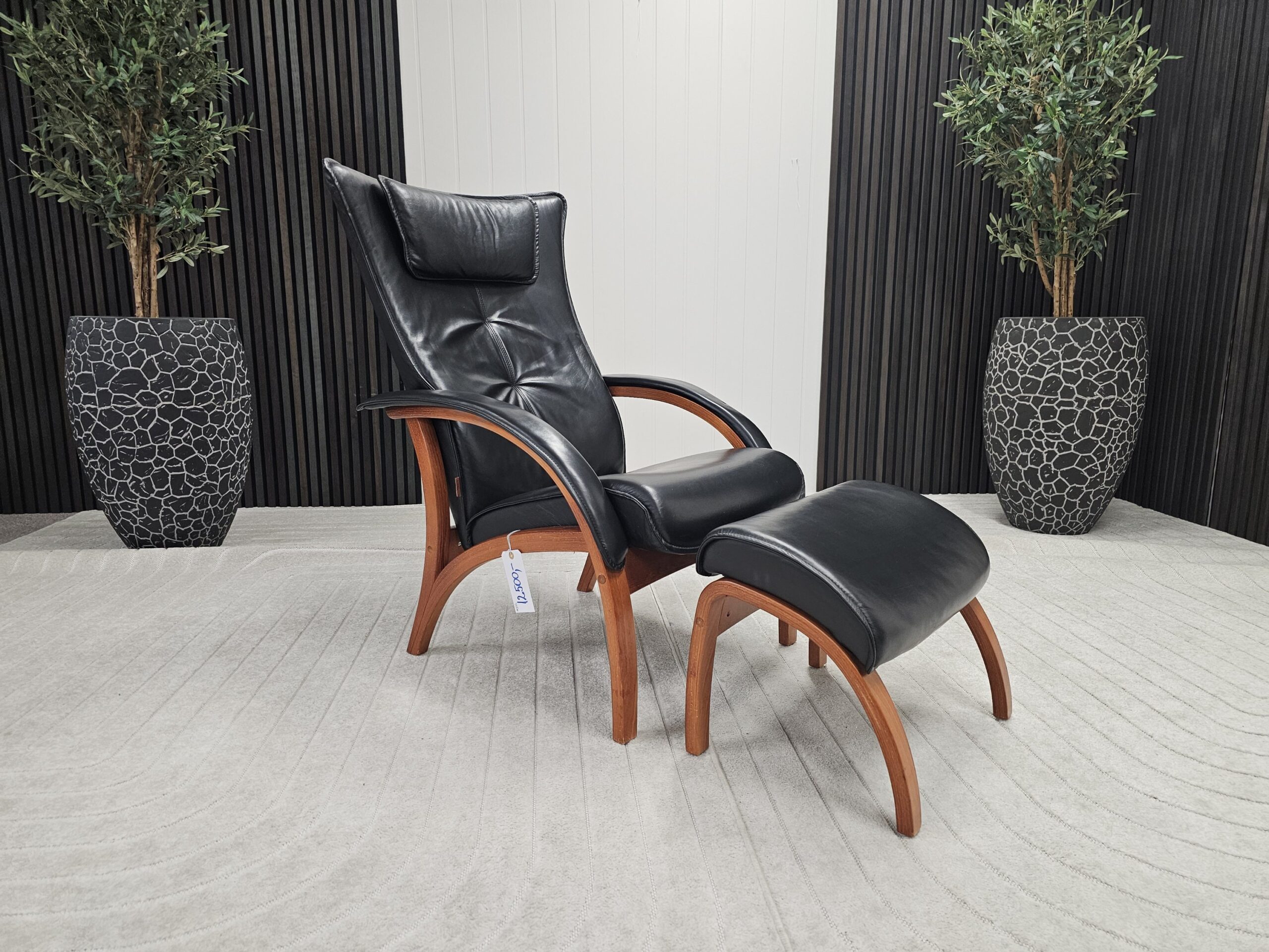 Brunstad Delta Legend lenestol med krakk - Bilde 2
