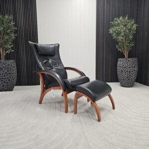 Brunstad Delta Legend lenestol med krakk - Bilde 3