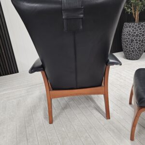 Brunstad Delta Legend lenestol med krakk - Bilde 6