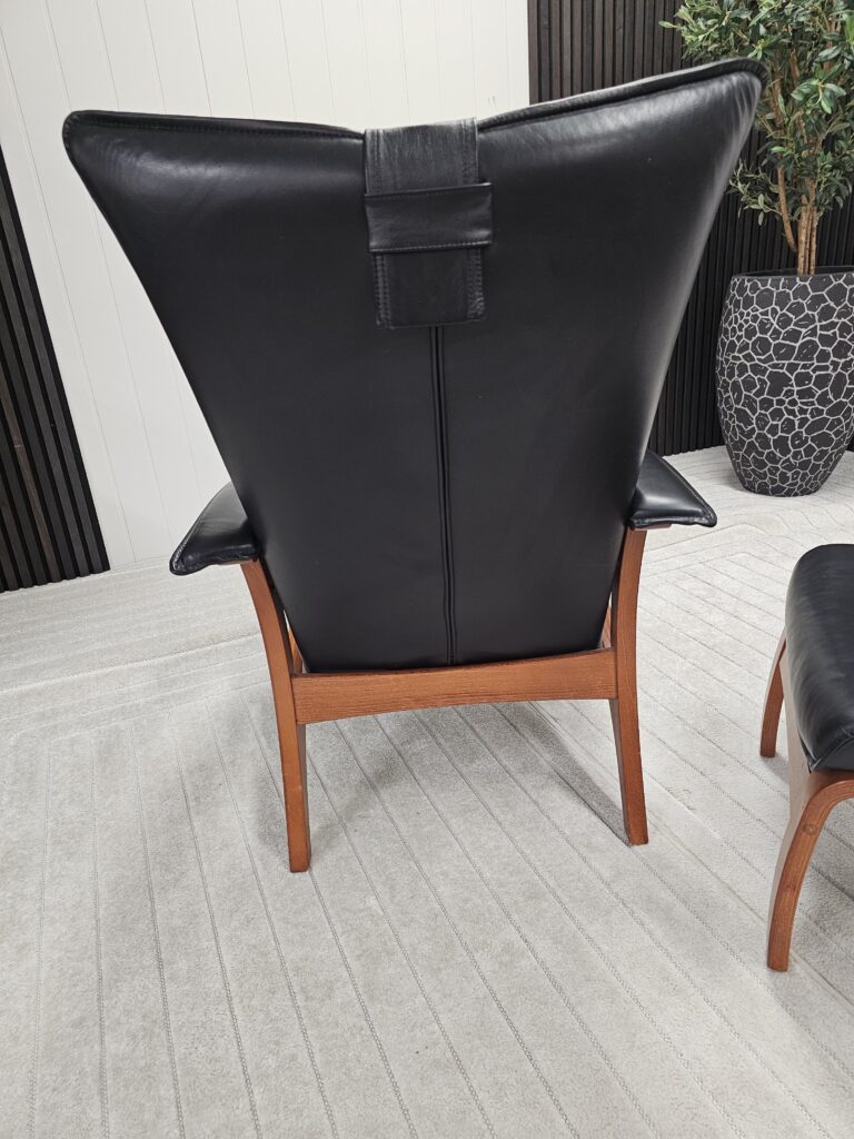 Brunstad Delta Legend lenestol med krakk