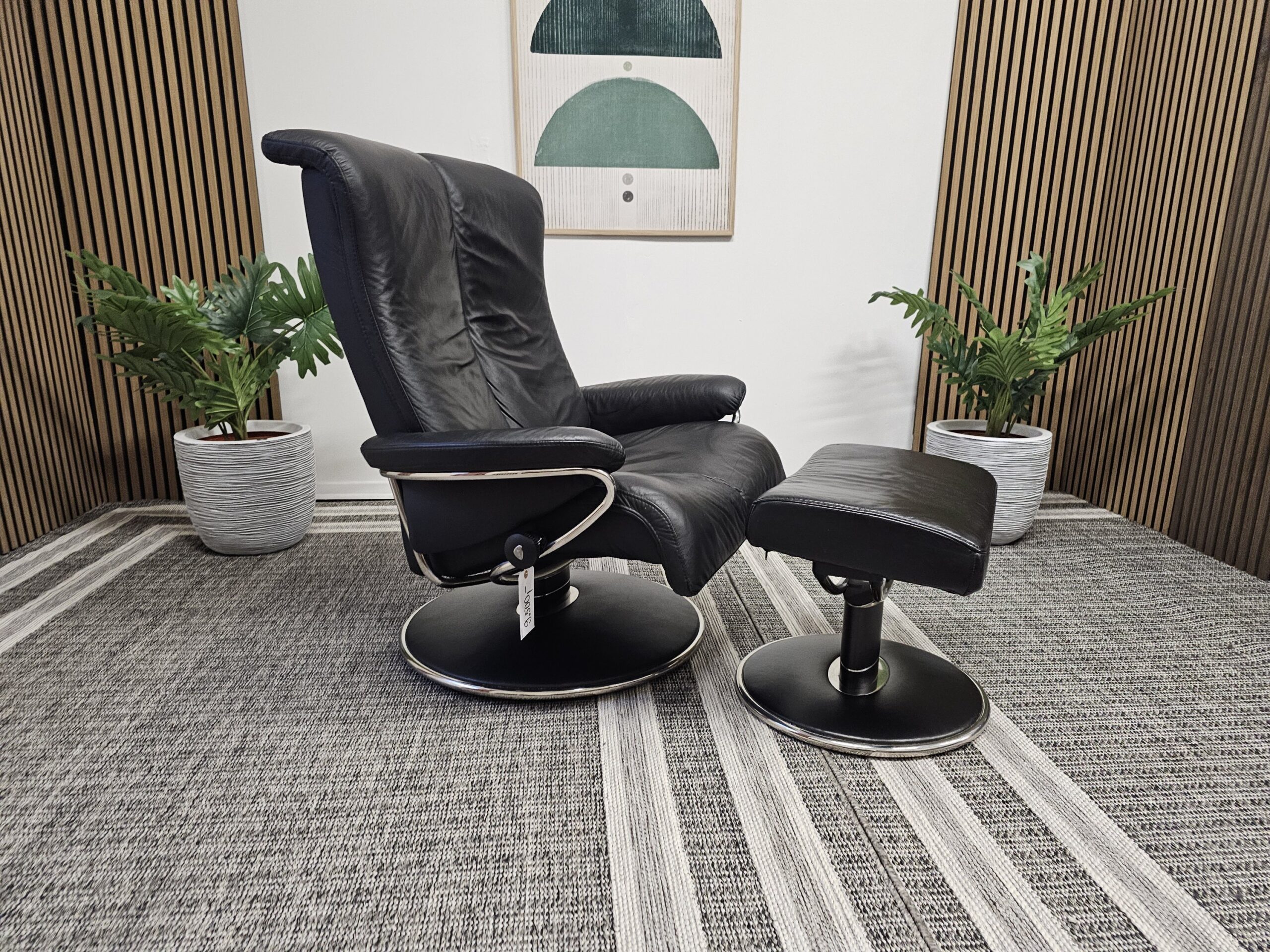 Stressless Blues (L) lenestol med krakk - Bilde 2