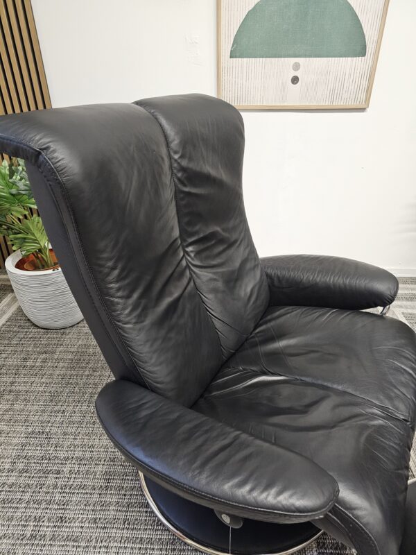 Stressless Blues (L) lenestol med krakk
