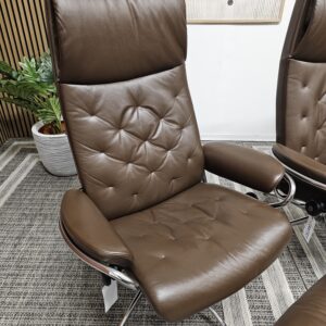 2 stk. Stressless Høyrygg Metro lenestoler m/krakk - Bilde 19