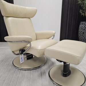 Stressless Jazz (M) lenestol med krakk - Bilde 1