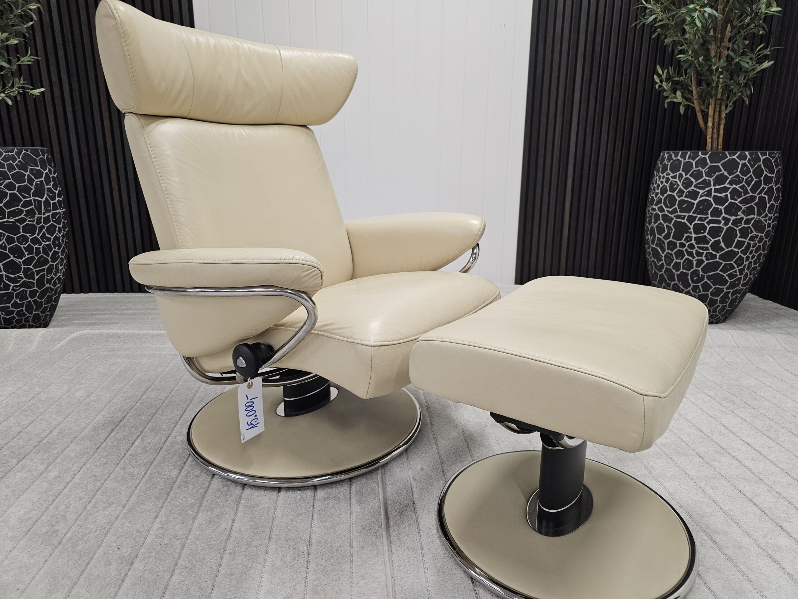 Stressless Jazz (M) lenestol med krakk - Bilde 1
